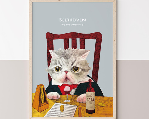 ⭐️猫たちA3ポスター 三猫倶楽部 A3リソグラフ ポスター リフレッシュ – KISSA BOOKS