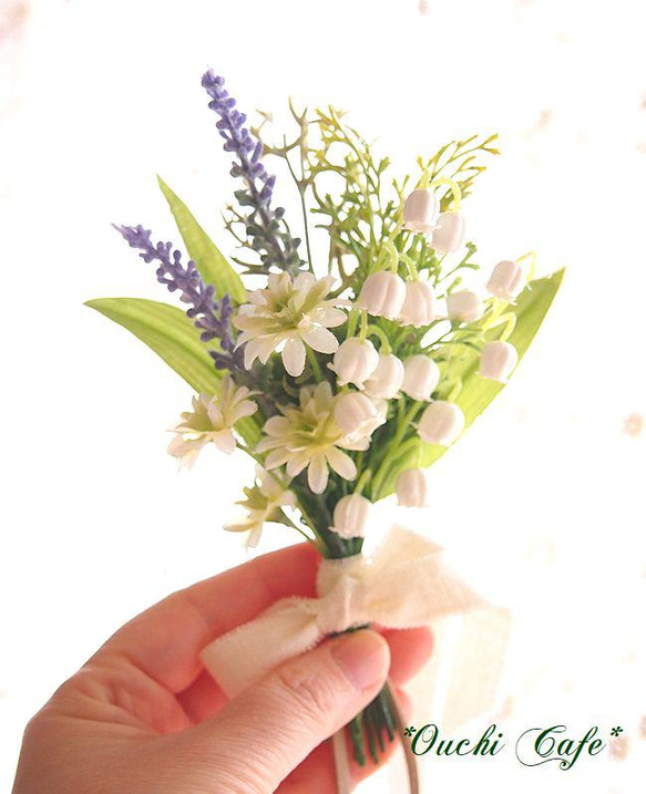 花摘み♪ちいさな花束と一緒に～バッグチャームNo.03～ 5枚目の画像