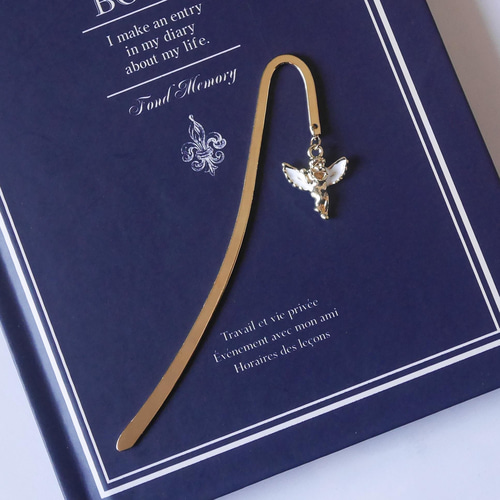 白い羽根の天使 しおり *ブックマーカー* しおり・ブックマーク Ceara