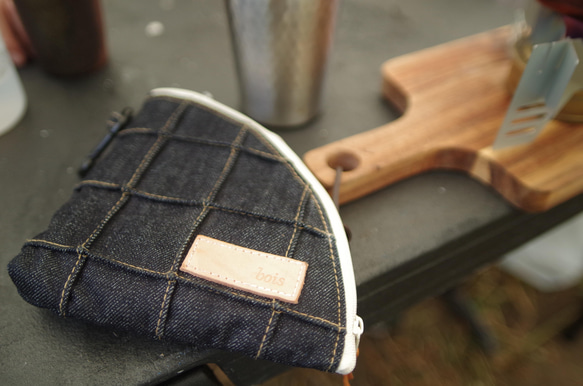 【okayama　denim】コーヒーフィルターケース 1枚目の画像
