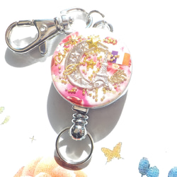 “Creema Limited” Crescent Moon &amp; Eiffel Tower Resin Reel Key 第10張的照片