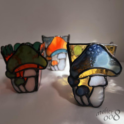 きのこのおやすみランプ（ブルー） 6枚目の画像