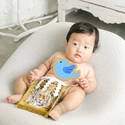 【名入れOK】赤ちゃん化粧まわし「えびすこくん」《勇壮な虎・3》帰省時の赤ちゃんのお披露目衣装 8枚目の画像