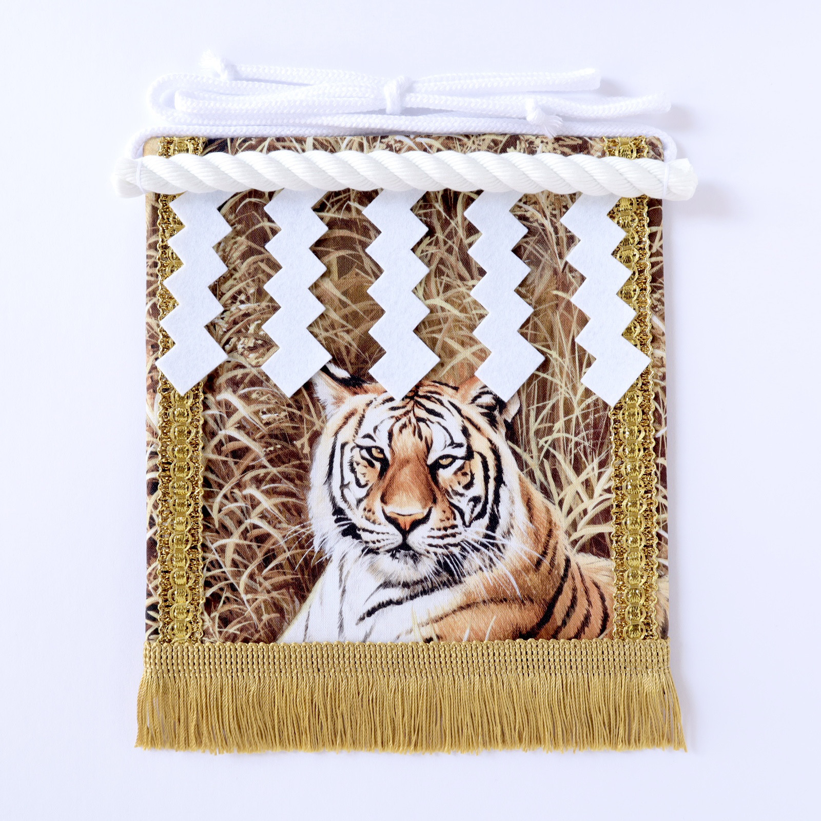 【名入れOK】赤ちゃん化粧まわし「えびすこくん」《勇壮な虎・3》男の子のお宮参り・お食い初め記念衣装撮影