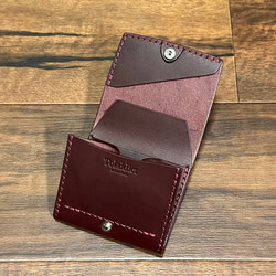 新】要領(容量)がいいミニウォレット カード9枚 二つ折り 薄め