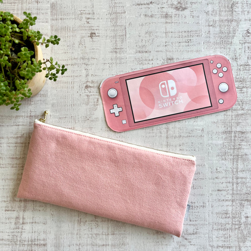 switch lite フラットポーチ コーラルピンク その他ケース REBOOTEN(リブーテン) 通販|Creema(クリーマ) 13718429 switch lite フラットポーチ コーラルピンク その他ケース REBOOTEN(リブーテン) 通販|Creema(クリーマ) 13718429