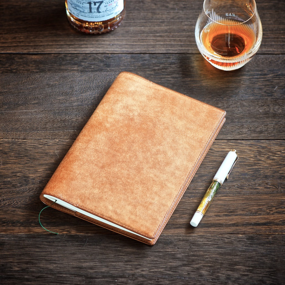 A5ノート　レザーカバー　カラーオーダー 3枚目の画像