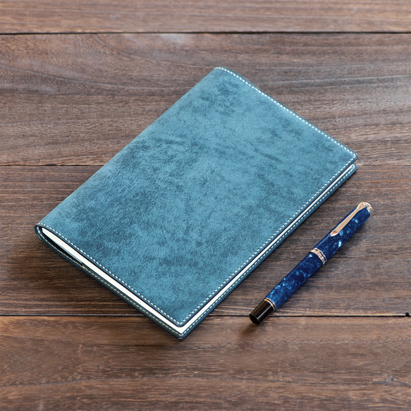 A5ノート　レザーカバー　カラーオーダー 6枚目の画像