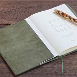 A5ノート　レザーカバー　カラーオーダー 4枚目の画像