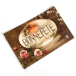古董明信片套裝 3 朵花（玫瑰）| 法國 第3張的照片