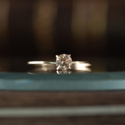 K10 ブラウンダイヤモンドのリング 3枚目の画像