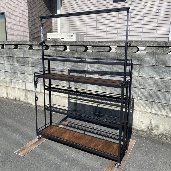 ジャスミンさくら アイアン シェルフ 1段 W1200 植物棚 楽天市場】水受けトレー付1段植物棚 植物棚 アガベ 塊根植物