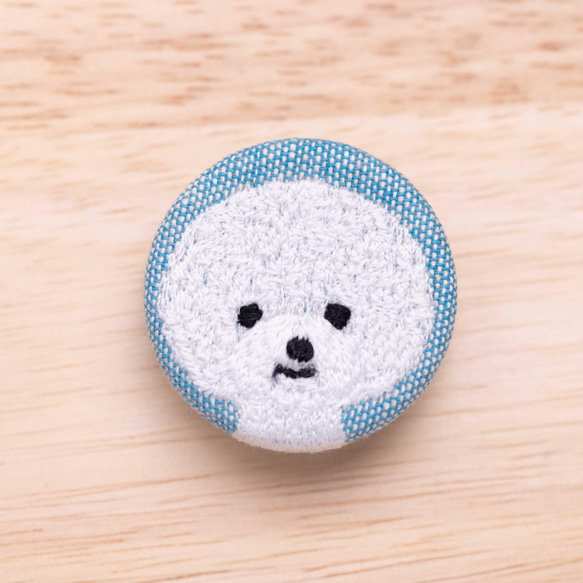 ❁hAnafany❁(専用) くるみボタン　鳥刺繍　ブローチ hAnafany(専用) くるみボタン 鳥刺繍 ブローチ（❁hAnafany