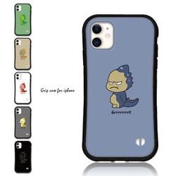 怪獣 スマホケース iPhone15 14 13 pro mini se iface型 カバー アイフォン 送料無料 1枚目の画像