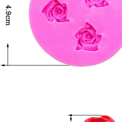シリコンモールド　花 2枚目の画像