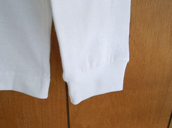 猫と暮す長袖Tシャツ/白/三毛猫XSサイズ 4枚目の画像