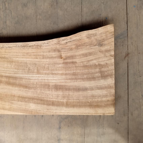木製看板製作】 一枚板 青桐 / 自然塗装 36cm×85cm 表札・ネーム