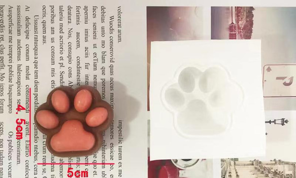 シリコンモールド　キャンドルづくり　猫の爪　インテリア装飾　OPP袋包装 2枚目の画像