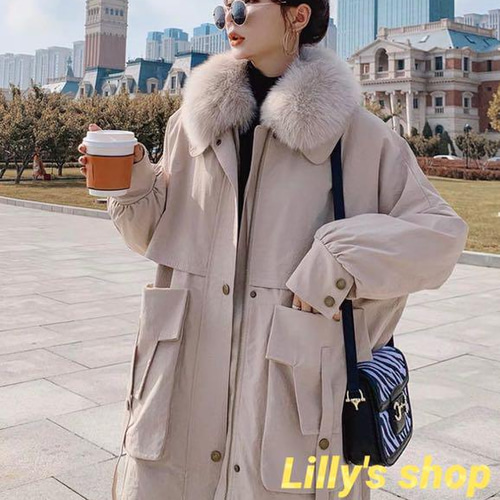 Lillys秋冬コーデ❤️ロングダウン ダウンコート ロングコート 