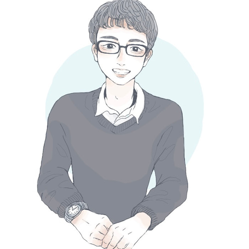 シンプル・ゆるい似顔絵イラスト描きます イラスト sio 通販