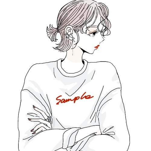 シンプル・ゆるい似顔絵イラスト描きます イラスト sio 通販