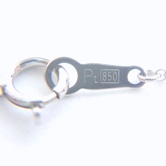 【Pt850】養殖アコヤ真珠8mmネックレス　42cm　CH359 5枚目の画像