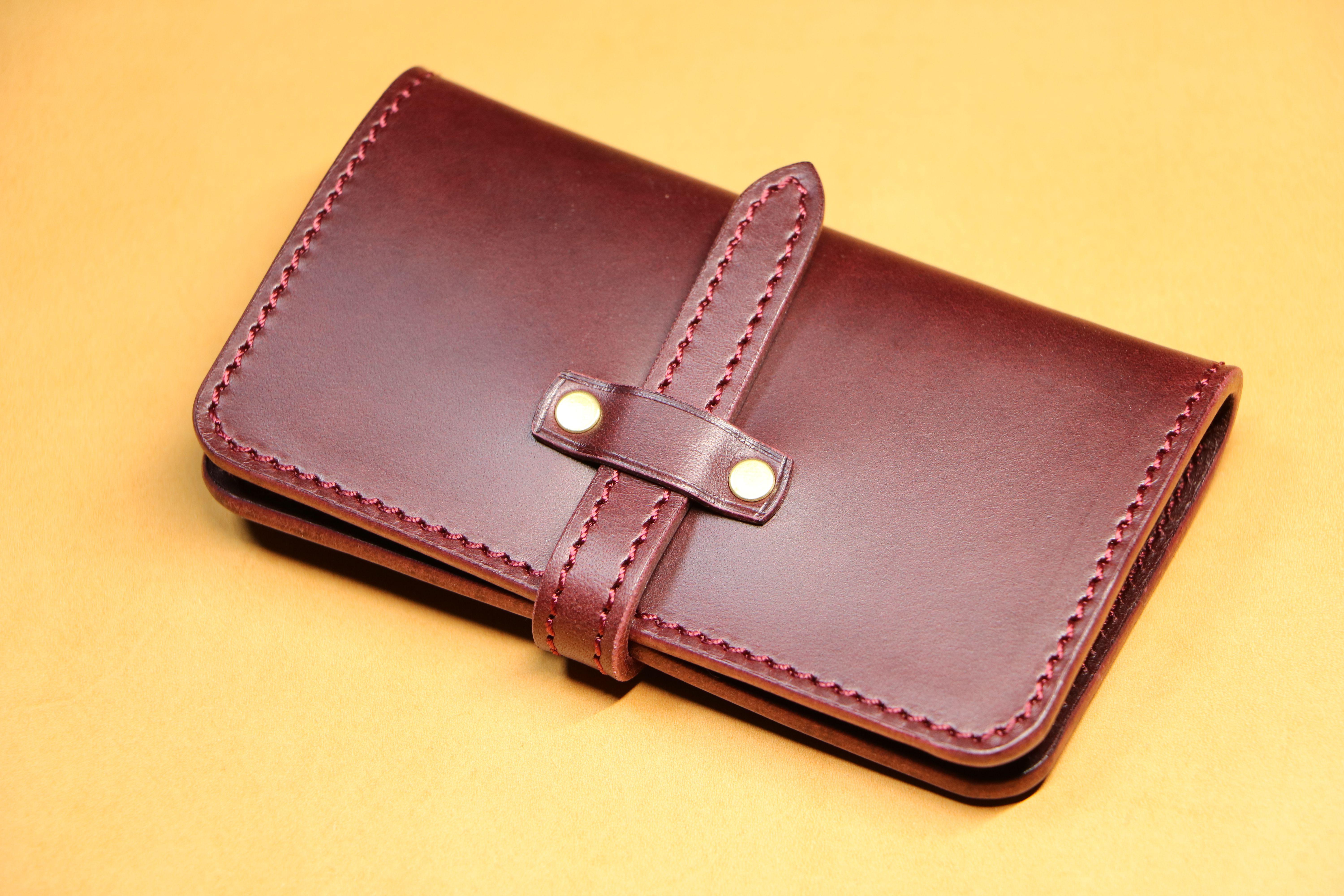 【ベルト留めキーケース】ブッテーロ ワイン EE-005