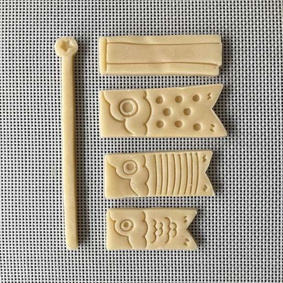 【こどもの日】こいのぼりセット（フル）　クッキー型（スタンプ付き） 5枚目の画像