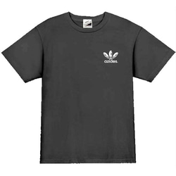 ［azides/バックプリント半袖］アジデスTシャツ パロディ おもしろ 面白い プレゼント 4枚目の画像