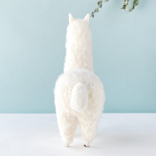 もこもこアルパカドール white 癒しのぬいぐるみ【特集掲載