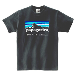 ［papagorira/半袖Tシャツ］パパゴリラ半袖Tシャツおもしろ面白いプレゼント 2枚目の画像