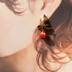 巧克力草莓圓舞曲-耳環（A) 第3張的照片