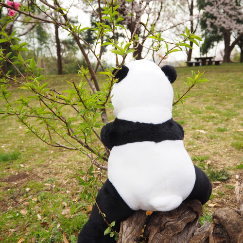 ✨職人技✨和花シミレーションパンダぬいぐるみAmazon52800円手作り ✨職人技✨和花シミレーションパンダぬいぐるみAmazon手作り