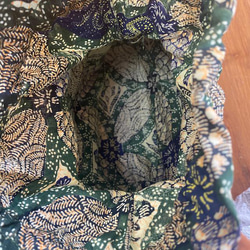 アタ 籐 手編み 天然 ナチュラル バッグ ハンドバッグ かごバッグ トートバッグ 藁細工 AT-16 グリーン 7枚目の画像