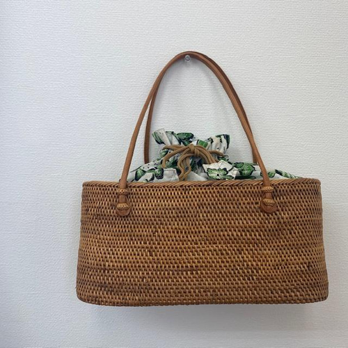 18000円値下げ】アタ 籐 ハンドメイド Summer Hand bag