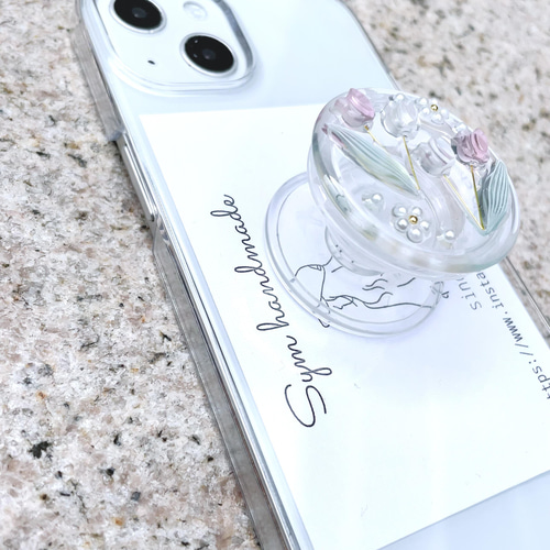 スマホグリップ/スマホソケット スマホスタンド・スマホスピーカー sym 