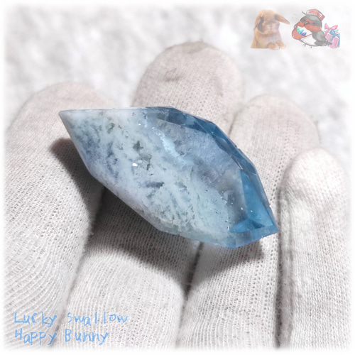 大きな青い宝石♪ 秘蔵品 宝石質 特殊希少カラー ブルーフロー