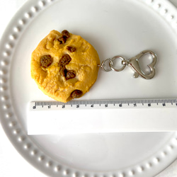♡ チョコチップクッキー 食品サンプル　カラビナ　キーホルダー　かわいい　ギフト　スイーツアクセサリー　フェイク　大ぶり 9枚目の画像