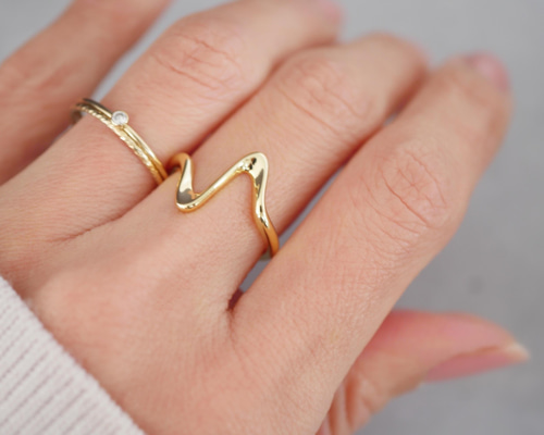楽天市場】ウェーブ リング Jouete ジュエッテ アクセサリー