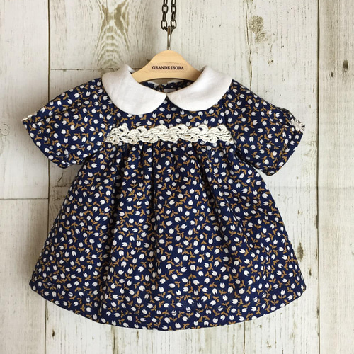 テディベアのお洋服【Mサイズ】 小花プリントワンピース テディベアのお洋服【Mサイズ】 小花プリントワンピース