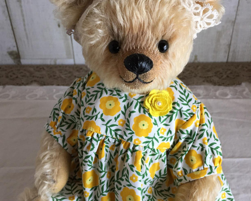 テディベアプリント ルームウェア ワンピース アニマルワンピースルームウェア パジャマ 部屋着 くま パンダ