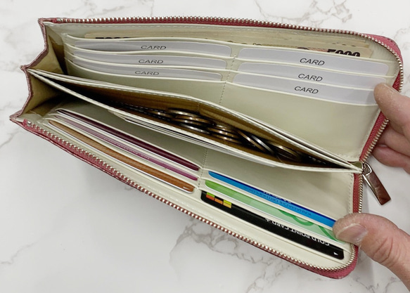 日本製　上質リザード　薄型　長財布　ロングウォレット　財布　トカゲ革　L型ファスナー　エキゾチックレザー C1594976460(12155円)