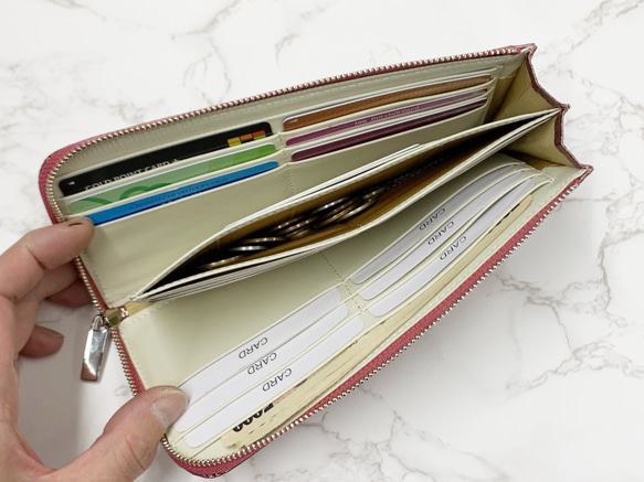 日本製　上質リザード　薄型　長財布　ロングウォレット　財布　トカゲ革　L型ファスナー　エキゾチックレザー C1594976460(12155円)