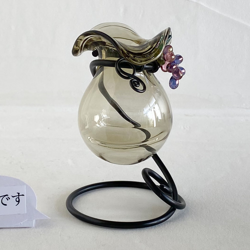 美品　ガラス　ヴィンテージ　花飾り　ワイヤーで自由に飾れる　ガラスの色合が美しい 3b7638cea5d2e5326cb727105d695b