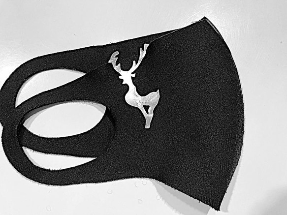 Silver deer on the mask　”SOLD OUT" 1枚目の画像