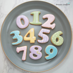 【ミニサイズ全種セット】数字／ナンバーのクッキー型（フレームのみ・ミニサイズ） 2枚目の画像