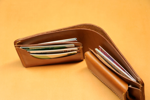 【インポケット二つ折り財布】ブッテーロ ワイン ED-014 インポケット二つ折り財布 ブッテーロ また イタリア