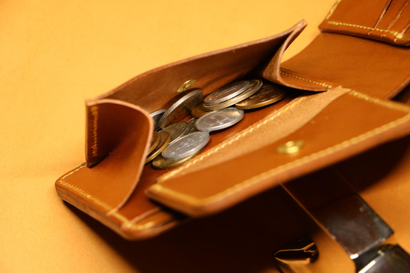 【インポケット二つ折り財布】ブッテーロ ワイン ED-014 インポケット二つ折り財布 ブッテーロ また イタリア