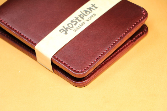 【インポケット二つ折り財布】ブッテーロ ワイン ED-014 インポケット二つ折り財布 ブッテーロ また イタリア