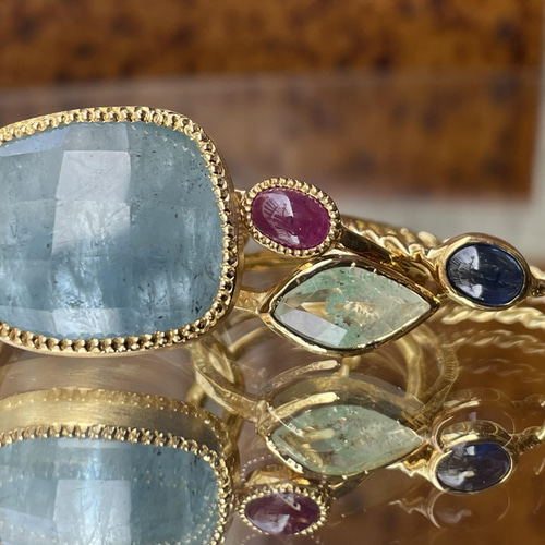 ルビー オーバルカット シルバーリング ルビー オーバルカット6×4 丸つぶ取り巻き シルバーSV925リング